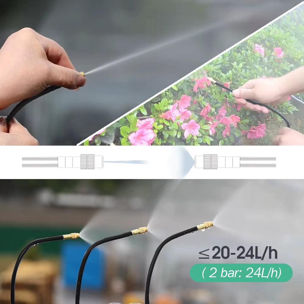 DIY 30M-5M Universal Sprayer Kit – Patio Misting & Cooling System for Garden Irrigation