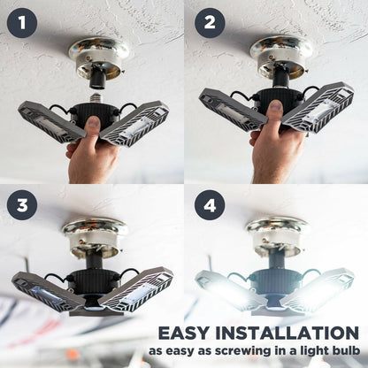 Three Led Garage Light-Led Adjustable Light-T Led Light